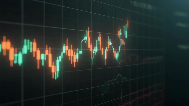 Stock Market Candlestick Chart Analysis.