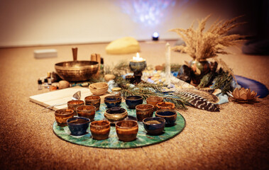 Cacao ceremony space, heart opening medicine. Ceremony space.