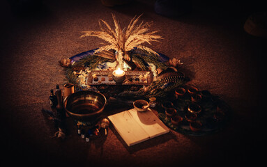 Cacao ceremony space, heart opening medicine. Ceremony space.