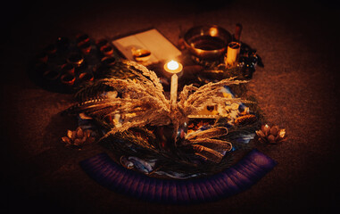 Cacao ceremony space, heart opening medicine. Ceremony space.