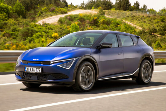 Kia EV6 is a battery electric compact crossover SUV produced by Kia.