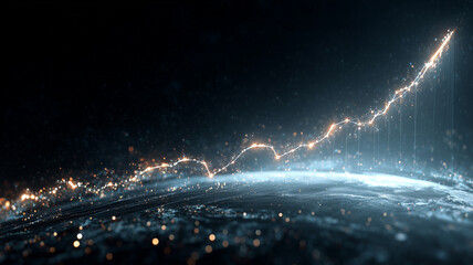 The global energy market graph looks attractive with a dramatic upward trend.