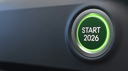 green power button on the car