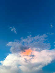 Scenic Cloudscape with Blue Sky