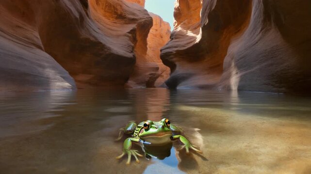 Tier im Canyon
