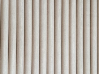 Natural light white oak wood fluted panel or fluted strips, rustic wood. Seamless background texture. © TMR Studio