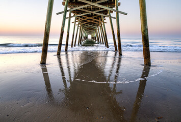 pier at sunset