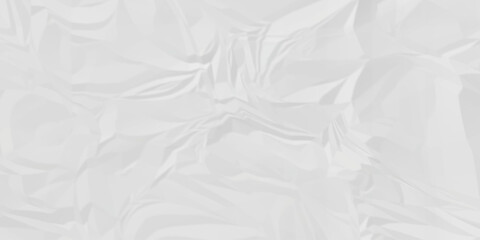 White crease billboard paper rough obsolete wrinkle. Cardboard paper white crumpled satin fabric ripped cloth decoration background	