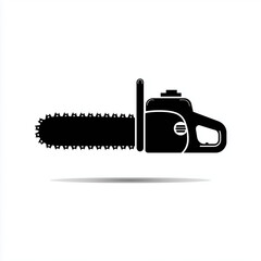 Chainsaw Power Tool Silhouette Icon