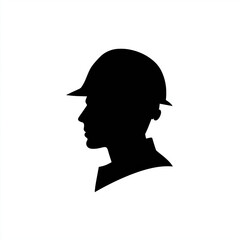 Construction Worker Safety Helmet Icon