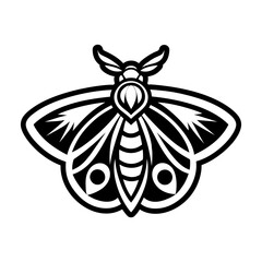 Glyph Style Moth Logos 
