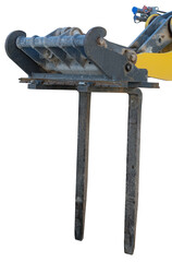removable fork lift for bulldozer