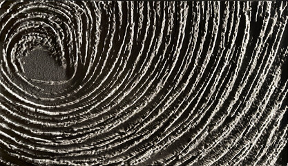 Close up of 3D carving in golden ration arch and curves, carved on grey material. Suitable for wall...