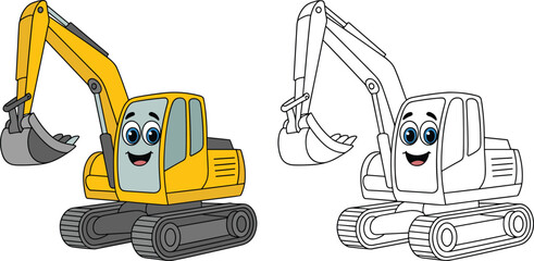 Black and White Jack-O'-Lantern Face Silhouettes Set