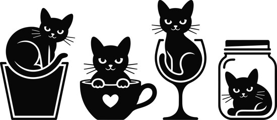 Obraz premium Happy Skeleton Devil Mascot Eating Taco with Smiling Dog