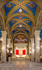 Vault Ceiling of Ascoli Piceno Cathedral Interior