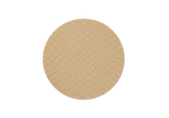 A textured oval shape with a light brown speckled surface isolated on transparent background