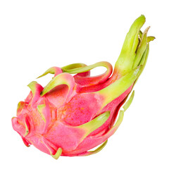 Dragon fruit. Clipping Path. Full depth of field.