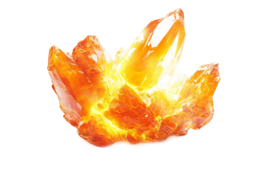 Glowing explosive firecracker spark displayed in detailed close up for festive effect