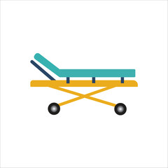 medical chair icon or medical icon