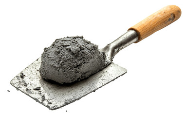 Detailed view of a masonry tool showing precise application of mortar on trowel