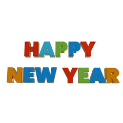 Bold Multicolored 3D 