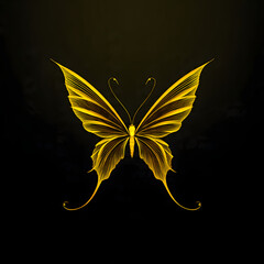 &ldquo;Golden Butterfly Elegance&rdquo;