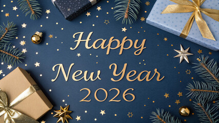 Royal Blue Giftframe New Year 2026