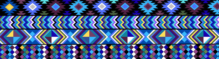 abstract blue background, mayan background, textil, art © Lester