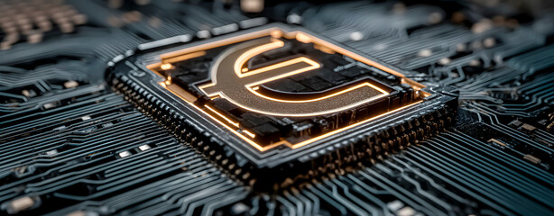 Glowing Digital Euro Symbol Representing Europe’s CBDC Future