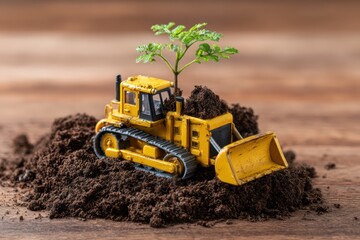 Symbolic Image of Progress and Ecological Balance