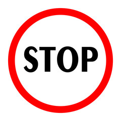 traffic sign stop