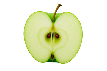 green apple isolated on white