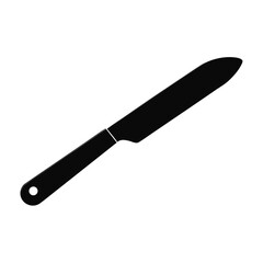 Fototapeta premium Close-up Isolated Black Makeup Brush with Sleek Handle on White Background