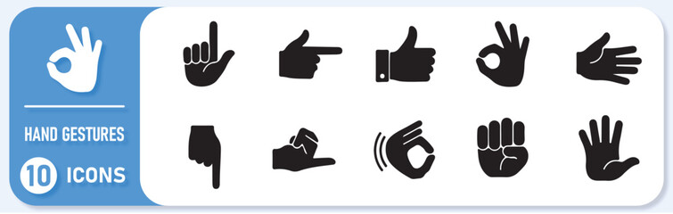 Fototapeta premium Hand Gestures