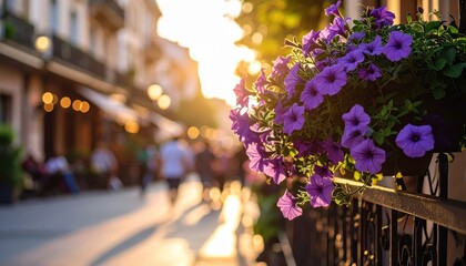 Flower pot rests on fence small flower pot adorns outdoor fence flower pot rests