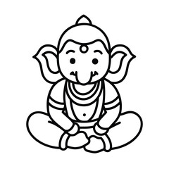 Funny cartoon vector illustration of a cute smiling baby lion mascot character drawing