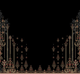 christmas background with snowflakes