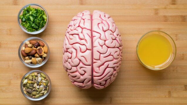 Healthy brain food and nutrients for cognitive function and wellness