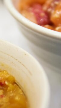 kimchi soup, Korean traditional Kimchi soup is a popular among locals in South Korea. High quality 4k footage