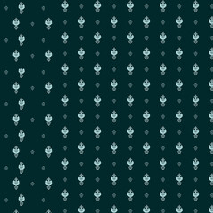 vector seamless pattern with snowflakes