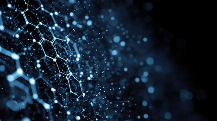Encrypted Data Network with Futuristic Hexagonal Nanostructure