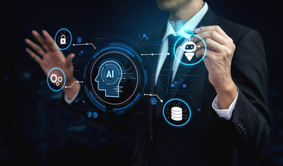 AI security and data ecosystem integrate ai, data, and security into one connected system for automation, protection, and efficient digital processes Vouch
