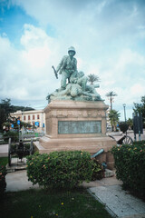 Fototapeta premium Statue dedicated to the First World War dead in the city of Messina
