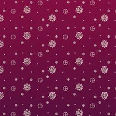 Scandinavian seamless pattern vector motif brown, black, and white