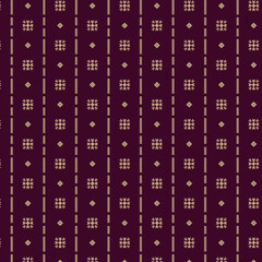 Scandinavian seamless pattern vector motif brown, black, and white