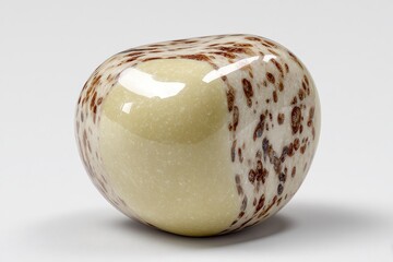 Smooth Stone's Intricate Patterns: a close-up of a smooth, rounded stone reveals a stunning display of natural patterns and colors, perfect for natural background and design element. 