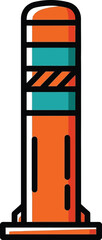 Modern business office building vector illustration symbol set