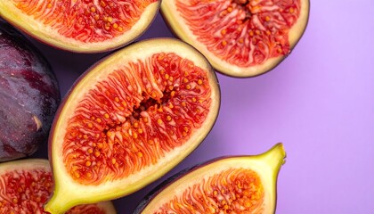 Winter Fruits in India - Figs Ripe Split in Kerala Tropical Winter