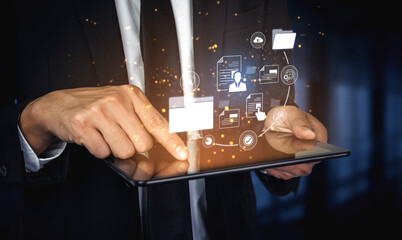 Document management system for secure file storage, organized access, and efficient digital workflow including verification, upload, analytics, and approval process Vouch